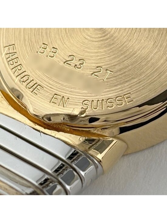 Bvlgari Tubogas Watch SS YG Quartz Black main image 5